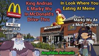 King Andrias & Marky Wu In McDonald's Drive-Thru | Amphibia Animatic