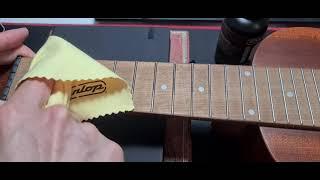 LAG Mini Guitar How to change strings