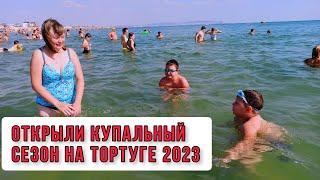 ОТКРЫЛИ КУПАЛЬНЫЙ СЕЗОН 2023.ЧЕРНОЕ МОРЕ #Витязево #Тортуга