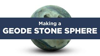Geode Stone Sphere