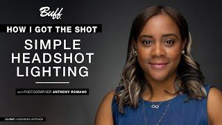 HOW I GOT THE SHOT | Simple Headshot Lighting