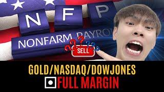 FULL MARGIN NFP!!!!!!!!!|XAUUSD|NASDAQ|DowJones (Fri, 5th July 2024)