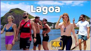 【4K】WALK  Lagoon | Rio de Janeiro RJ - Brazil 2023 vlog