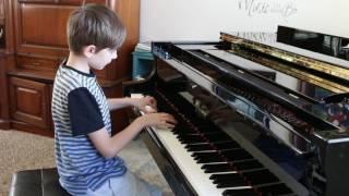 Connor on the Keys (age 9) plays his own composition, "Fantasy in D minor"