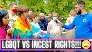 4 LGBQT VS 1 MUSLIM - GETS HEATED