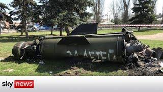 Ukraine war: 'For the children' written on Russian missile used in train station airstrike