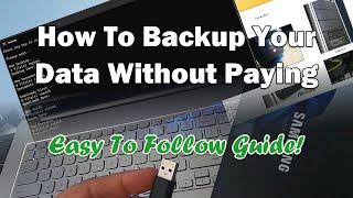 Backup Your Files With No Subscription Costs *DIY GUIDE* in English