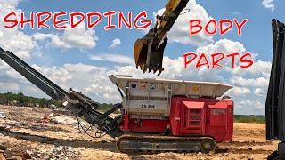 Shredder EATS Body Parts!! #shredder #heavyequipment