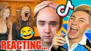 Reacting To Actually Funny Tiktok Videos | Matthew and Ryan