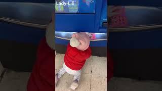 The little girl wants to bring good lucks to her grandma by a lottery ticket! #dailyvlog #funny