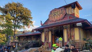 Dark Dimensions Haunted House is going live! Arrival at Six Flags Fright Fest 2023 at Fiesta Texas