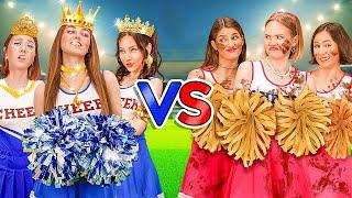 PLEITE BELIEBT VS REICH UNBELIEBT CHEERLEADER || Lustige Szenen aus der Schule auf 123 GO! TRENDS