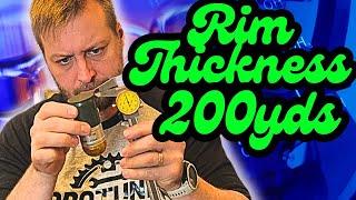 Does sorting 22LR by Rim Thickness made a difference??? video Testing CZ 457 LRP at 200 yards SK LRM