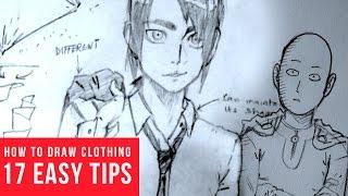 How To Draw Clothing Wrinkles & Folds [17 EASY TIPS!]