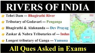 Rivers of India | Most Important GK | भारत की नदियाँ | NTPC 2024 | SSC GD 2025 | DELHI POLICE