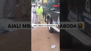 AJALI MBAYA YA BODABODA: ABIRIA KAPASUKA KICHWA #shortsvideo #viralvideo #globaltv #youtube