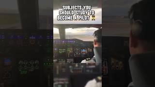 Subjects you should Study to become a Pilot ‍️ | #aviation #airplane #avgeek #aviationgeek #pilot