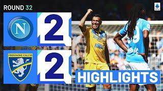 NAPOLI-FROSINONE 2-2 | HIGHLIGHTS | Cheddira double thwarts Napoli efforts | Serie A 2023/24