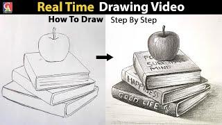 Object Still Life Drawing Easy Step By Step For Beginners | How to do Pencil Shading