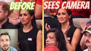 Reacting: Meghan Spots Camera!#meghanmarkle