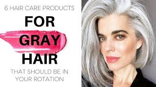 THE 6 HAIR CARE PRODUCTS FOR GRAY HAIR THAT HELPED ME | Nikol Johnson