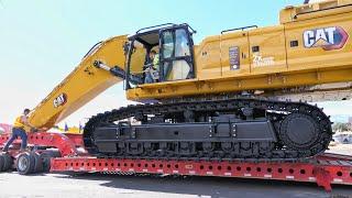 Moving the Big Cat 395 from Conexpo 2020