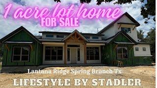 New Construction, Texas Hill Country Home for Sale, Spring Branch Tx