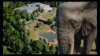 African Elephant Habitat | Planet Zoo Speed Build | Planet Zoo