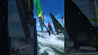 Watch out  #SailGP #sailing #racing #crash