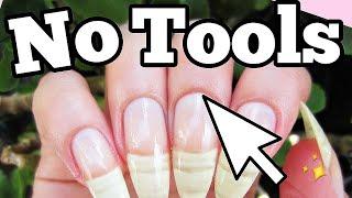 How To Remove Cuticles With No Tools! NO Cuticle Remover Needed!