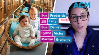 What's in a name: Australia's most common baby names from the 1950s to 2010s