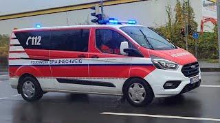 [Amokalarm] MTW Ausbildungszentrum BF Braunschweig auf Einsatzfahrt in Salzgitter