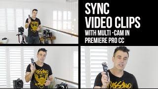 How to synchronise Video Clips in Premiere Pro CC using Multi Cam