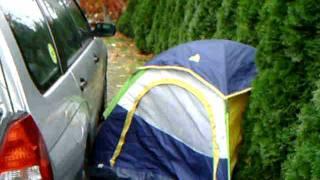 Setting up camp at Townsends Gut.AVI