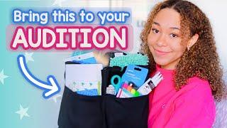 What to Bring To Acting Auditions! (My Actor's Bag GIVEAWAY 2021)