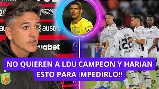 DURO! ADVIERTEN A LIGA DE QUITO DE NO JUGAR LA FINAL  | PINOS AL EXTERIOR