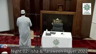 Ramadan 2022 | Night 2 | Taraweeh + Lesson