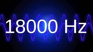 18000 Hz clean pure sine wave TEST TONE 18 khz frequency