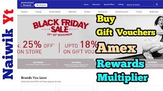 How to Buy Gift Vouchers from American Express Rewards Multiplier