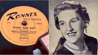 Nelly Wijsbek - Night And Day - 78 rpm - Ronnex 1052 - 1954