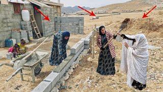 The power of a mother!  Halima Khanum fixes the yard and fights for a better future