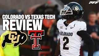 Colorado vs. Texas Tech Review | PFF Grade Release Show