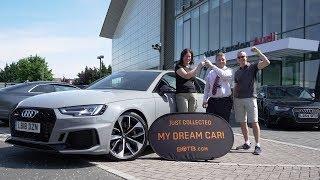 Winner Donia Pankhurst collects her Audi RS4 Avant!