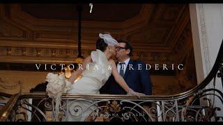 Civil wedding in Paris // Red flowers wedding