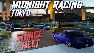 STATIC/STANCE CAR MEET IN MRT!! || ROBLOX - Midnight Racing Tokyo