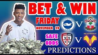 Football Prediction Today 29-11-2024 |  Betting tips Today | Safe investments