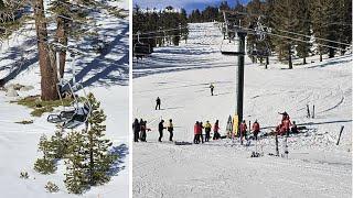 Multiple skiers injured after falling off chairlift at a Lake Tahoe ski resort, officials say