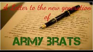 A Letter to the new Generation of Army Brats | Usama Khan Ghauri | Pakistan