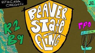 2024 Beaver State Fling | FPO R2B9 | Cox, Ryan, Scoggins, Steen | Jomez Disc Golf