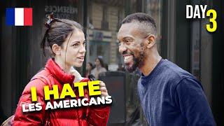 Polyglot Asks Why French People Hate Americans!?  (En Français)